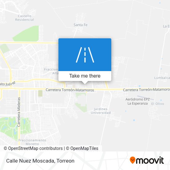 Mapa de Calle Nuez Moscada