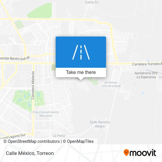 Mapa de Calle México