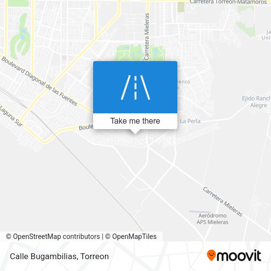 Mapa de Calle Bugambilias
