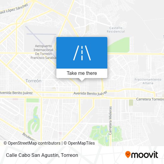 Calle Cabo San Agustín map