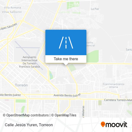 Mapa de Calle Jesús Yuren