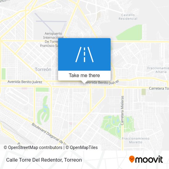 Calle Torre Del Redentor map