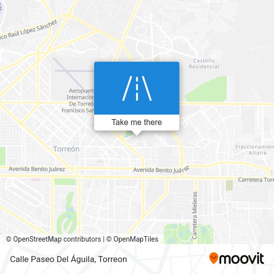 Calle Paseo Del Águila map