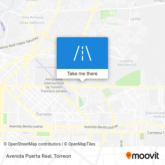 Avenida Puerta Real map