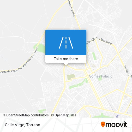 Mapa de Calle Virgo