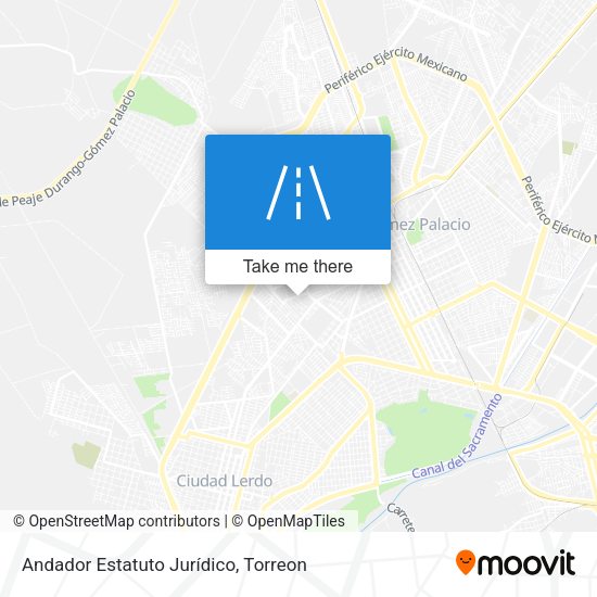 Andador Estatuto Jurídico map