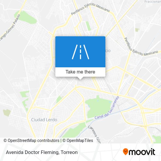Avenida Doctor Fleming map