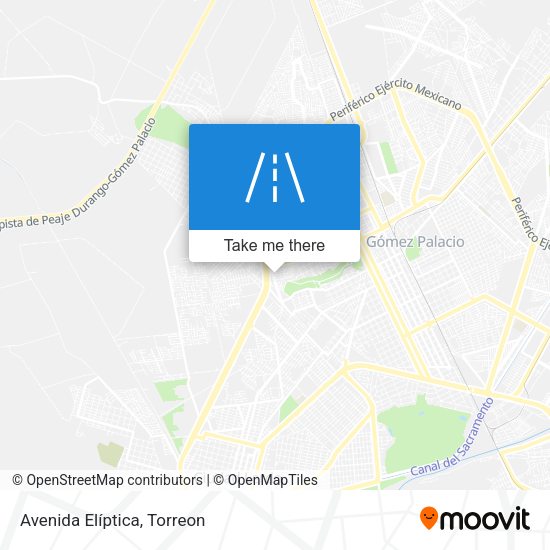 Avenida Elíptica map