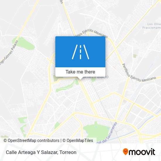 Calle Arteaga Y Salazar map