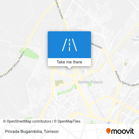 Mapa de Privada Bugambilia