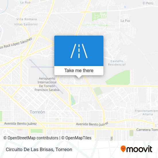 Mapa de Circuito De Las Brisas