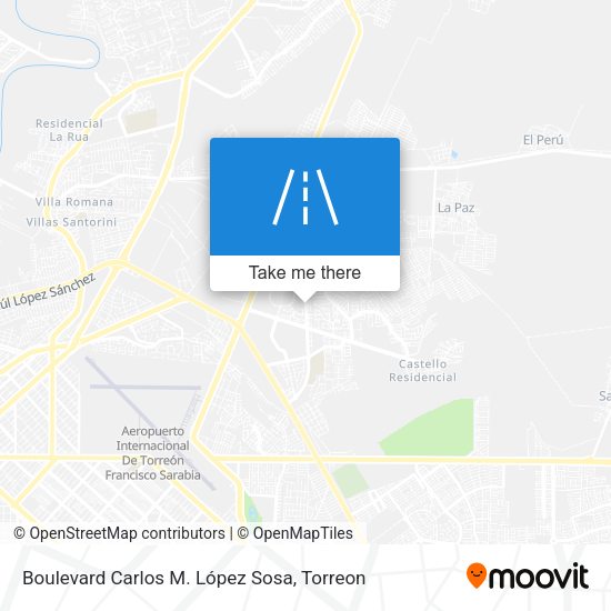 Mapa de Boulevard Carlos M. López Sosa