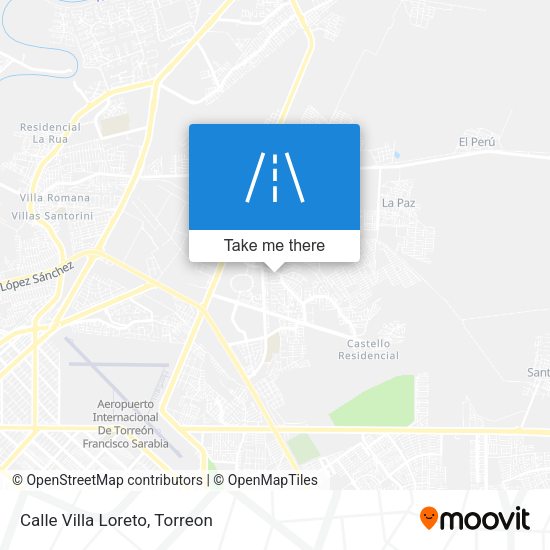 Mapa de Calle Villa Loreto