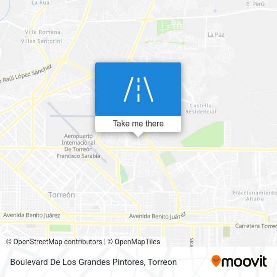 Boulevard De Los Grandes Pintores map