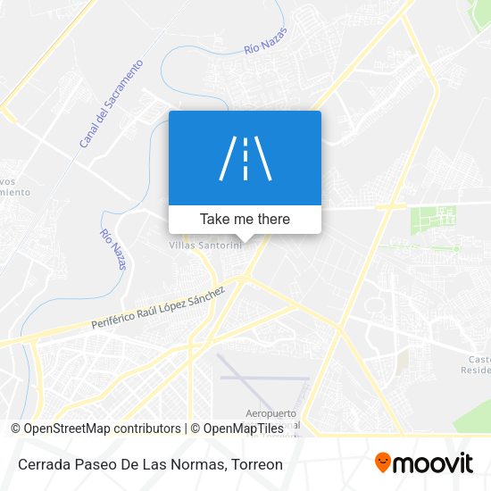 Mapa de Cerrada Paseo De Las Normas