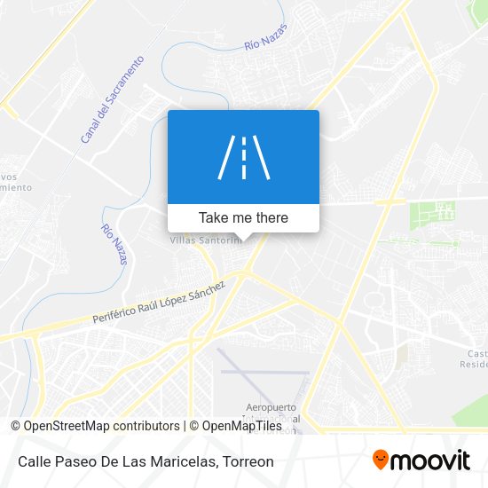 Calle Paseo De Las Maricelas map