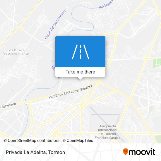 Mapa de Privada La Adelita
