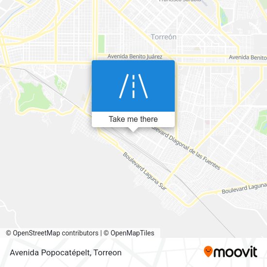 Mapa de Avenida Popocatépelt