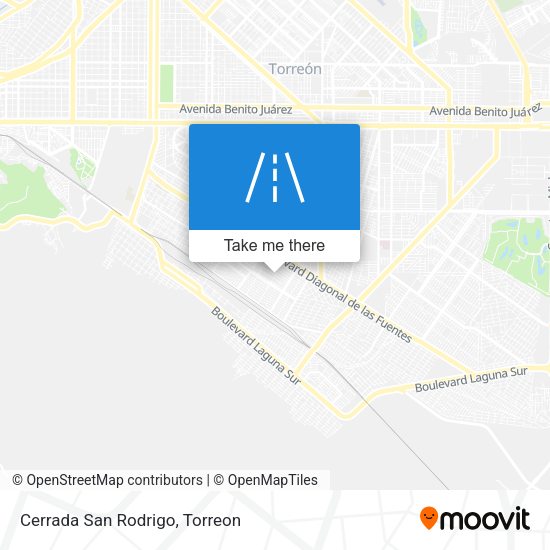 Mapa de Cerrada San Rodrigo
