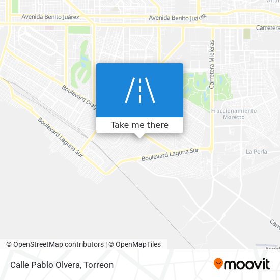 Mapa de Calle Pablo Olvera