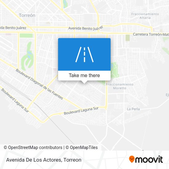 Avenida De Los Actores map