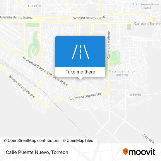 Mapa de Calle Puente Nuevo