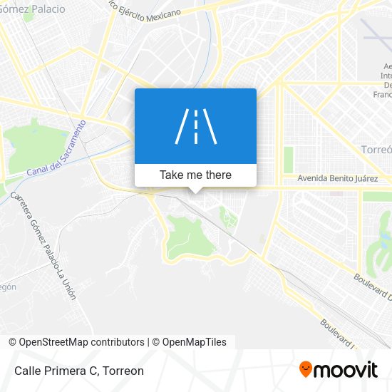 Mapa de Calle Primera C