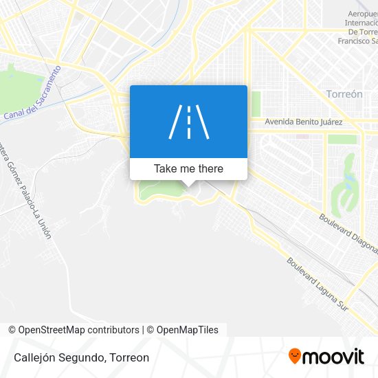 Callejón Segundo map