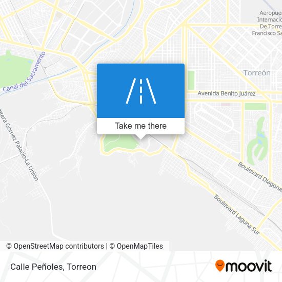 Mapa de Calle Peñoles