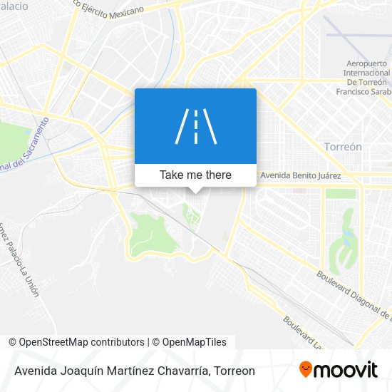 Avenida Joaquín Martínez Chavarría map