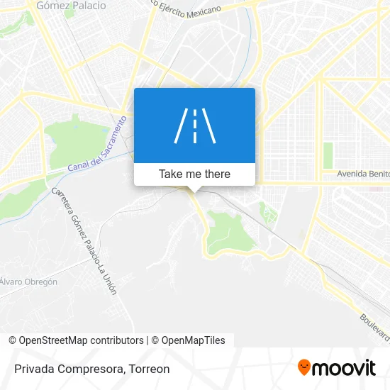 Privada Compresora map