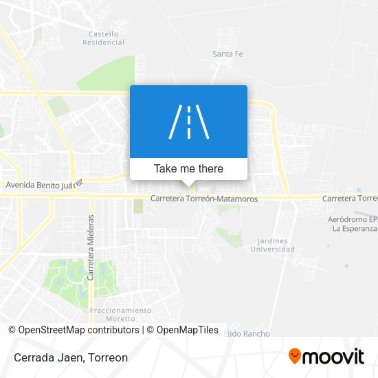 Mapa de Cerrada Jaen