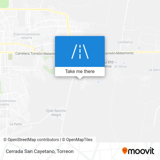 Mapa de Cerrada San Cayetano