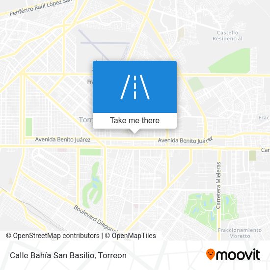 Calle Bahía San Basilio map
