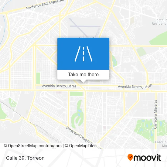 Mapa de Calle 39