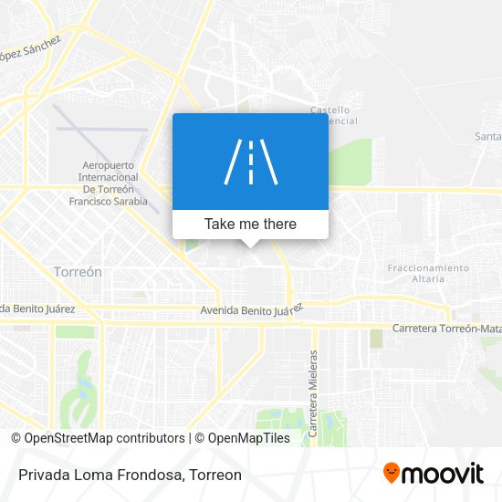 Privada Loma Frondosa map