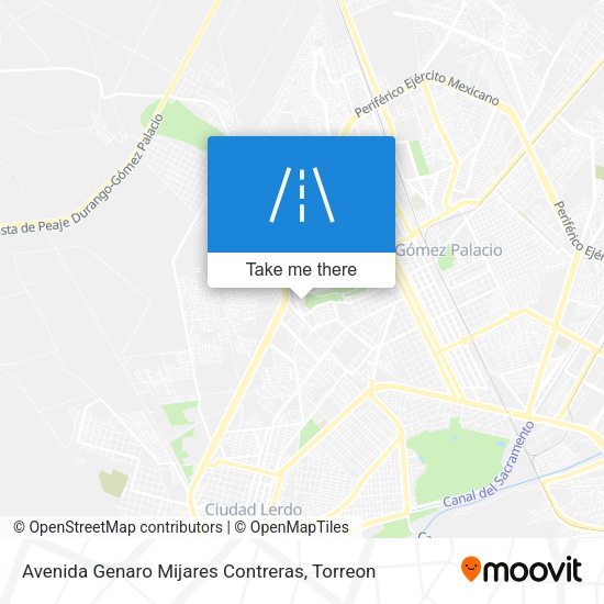 Mapa de Avenida Genaro Mijares Contreras
