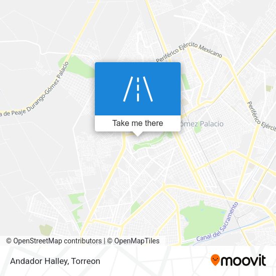 Mapa de Andador Halley