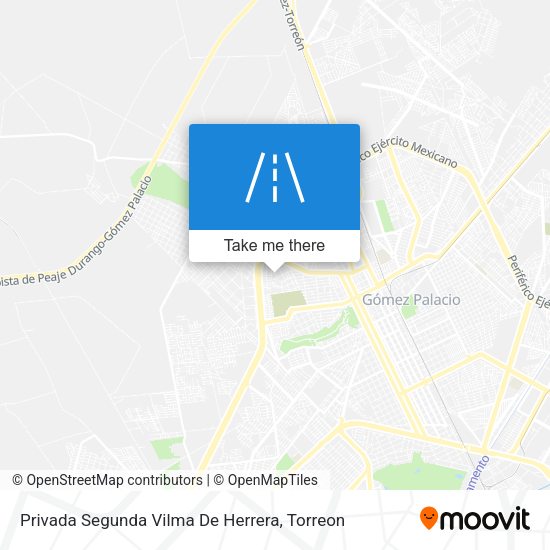 Privada Segunda Vilma De Herrera map