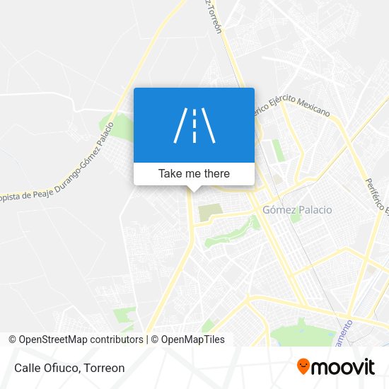 Mapa de Calle Ofiuco