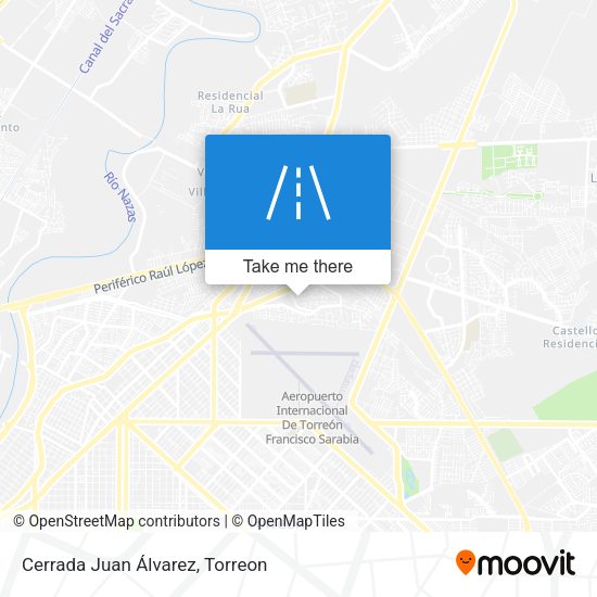 Mapa de Cerrada Juan Álvarez