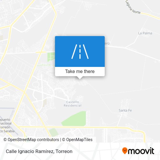 Mapa de Calle Ignacio Ramírez