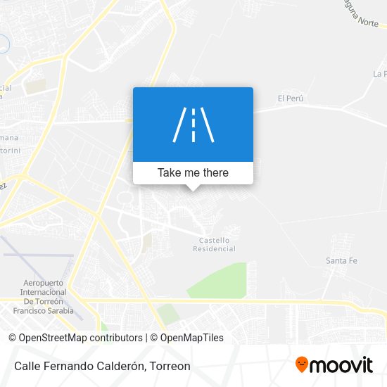 Calle Fernando Calderón map