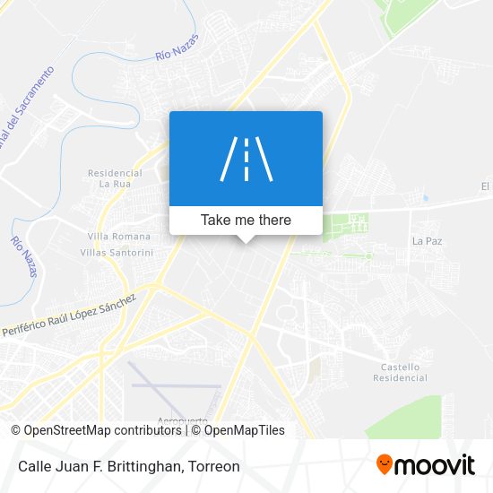 Mapa de Calle Juan F. Brittinghan