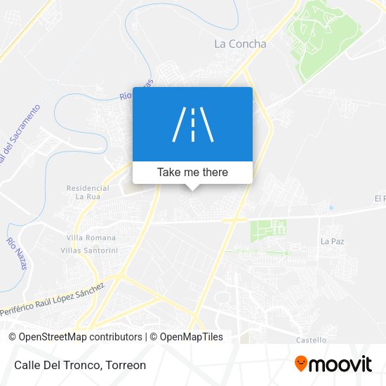 Mapa de Calle Del Tronco