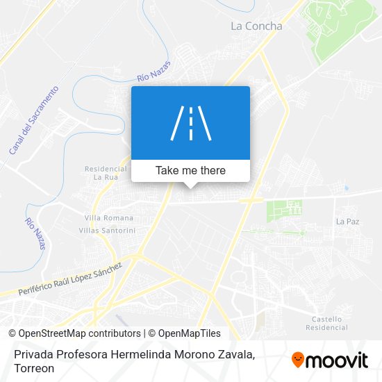 Privada Profesora Hermelinda Morono Zavala map