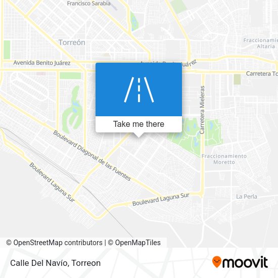 Mapa de Calle Del Navío
