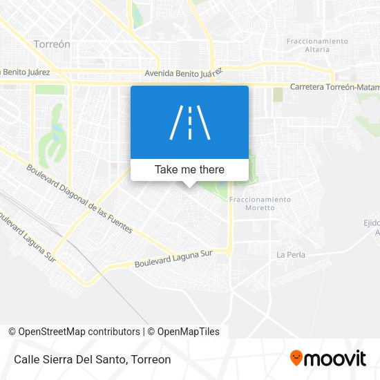Mapa de Calle Sierra Del Santo