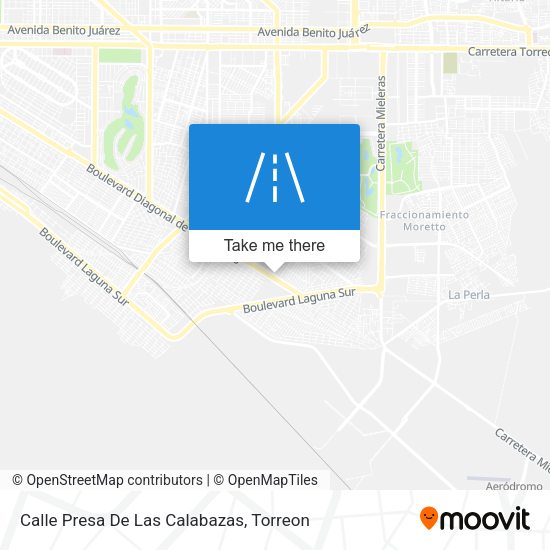 Mapa de Calle Presa De Las Calabazas