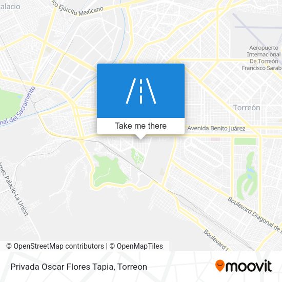Mapa de Privada Oscar Flores Tapia